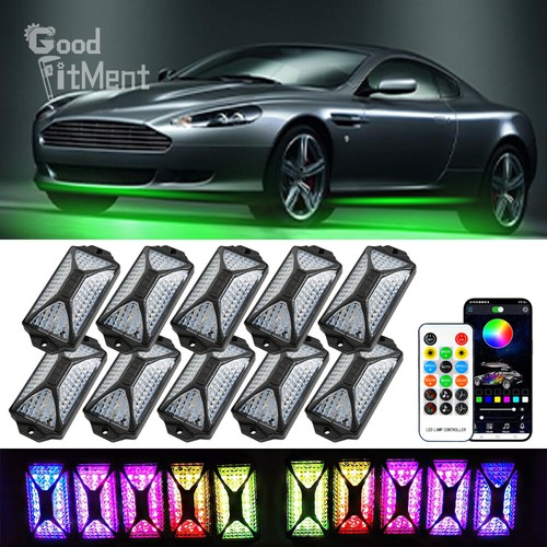 10x led rock light underglow - 10x,