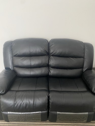Leather recliner seater sofa - recliner,