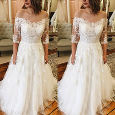 White Ivory Tulle Wedding