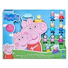 Carry-Along Brothers & Sisters F2173 Peppa's Club 9 Figures in Case (Peppa Pig)