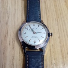 Vintage 1940s Gents Automatic Watch By Curtis. Running And Keeps Good Time.