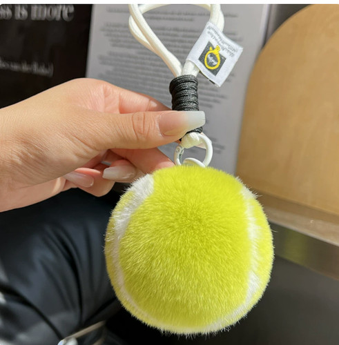 Charm keychain pom - keychain,