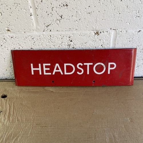 Original headstop plate - original,