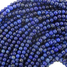 Blue Lapis Lazuli Round Beads