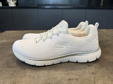 NEW SKETCHERS SUMMIT Ladies MEMORY FOAM PULL ON Sports Trainers WHITE - UK 6.5