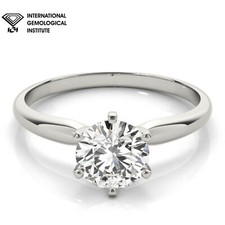 IGI D/VS 1CT Round Cut Lab