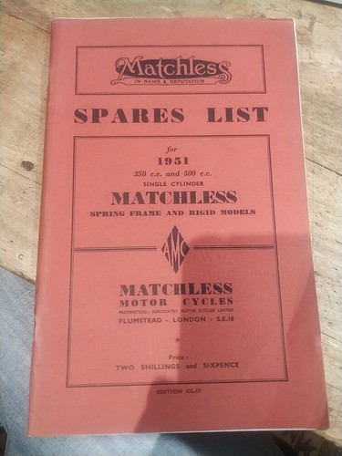 Matchless 1951 g3l g80 - 9.2,