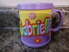 NEW - GABRIELLE - Personalized Kids Childs Mug Cup Plastic 10oz. 3D John Hinde