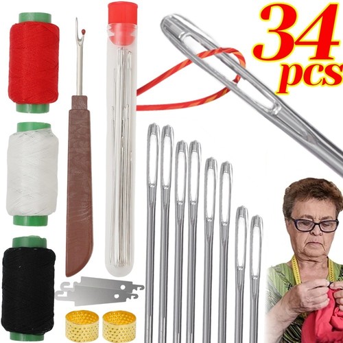34pcs hand sewing - sewing, big