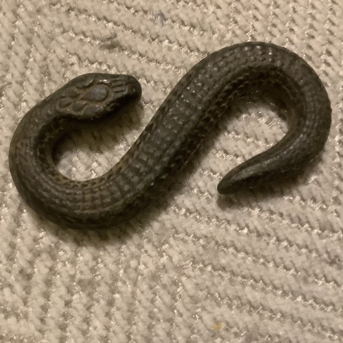 Post medieval snake headed - post,