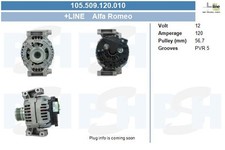 Alternator for ALFA ROMEO:159 Sportwagon,159 Sedan,SPIDER,BRERA,159, 609642600