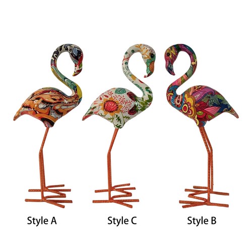 Resin figurines flamingo - resin,