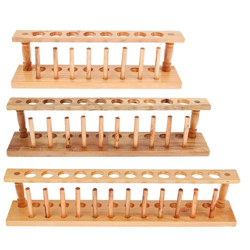 Lab wooden test tube storage - wooden,