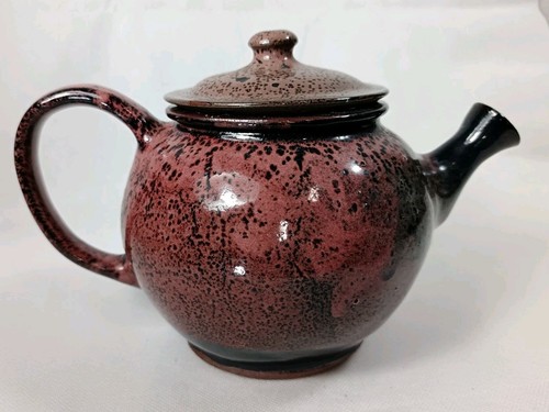 Vintage studio pottery teapot - pottery,