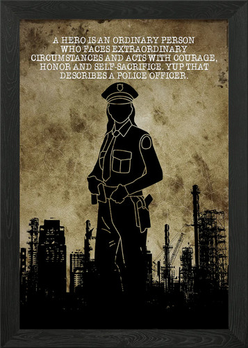 Police wall art - police,