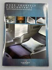 BRITISH AIRWAYS CLUB WORLD BUSINESS CLASS AIRLINE SEAT GUIDE BA