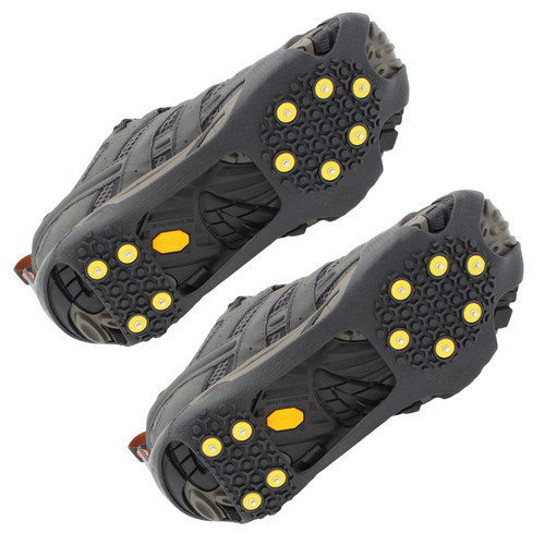 Studded shoe snow crampons - studded,