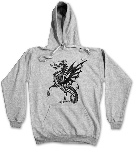 Dragon hoodie sweatshirt - hoodie,