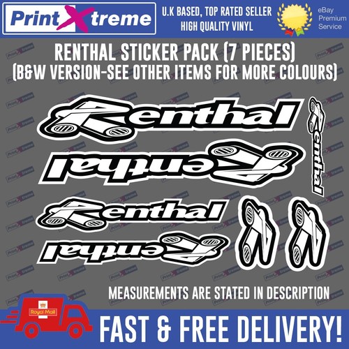 Renthal sticker decal pack - renthal,