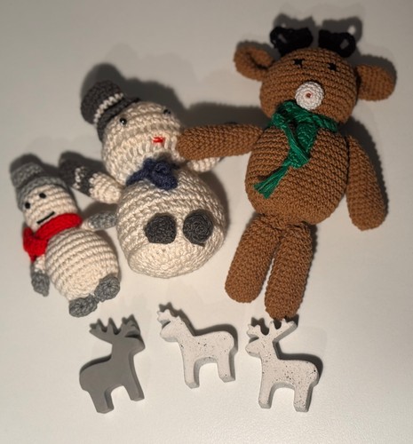 Hand knitted christmas - hand-knitted,