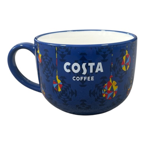 Costa coffee christmas blue - coffee,