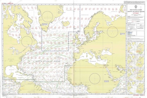 5124 routeing chart north - 10,