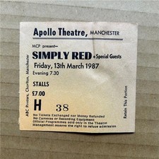 SIMPLY RED MANCHESTER APOLLO