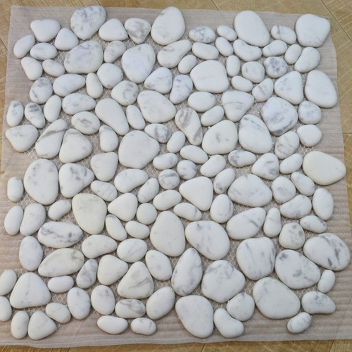 Black white pebble stone - black,