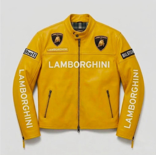 Lamborghini yellow leather - yellow,