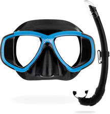 CRESSI Perla - Single Perla Mask or Combo Set Perla Mask + Mexico Snorkel for Di