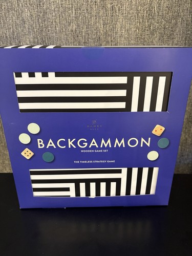 Backgammon board game set - board,