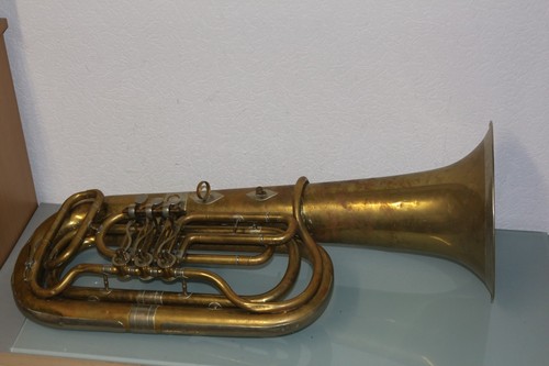 Miraphone vintage tuba valve - vintage,