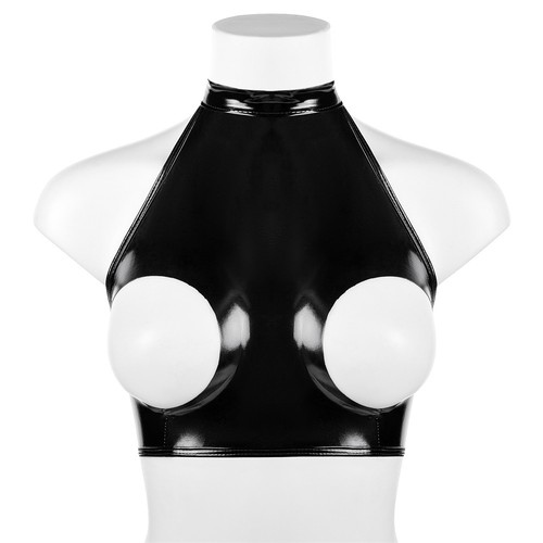 Womens sexy nipples open pvc - womens,