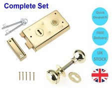 Rim Sash Lock & Door Knob