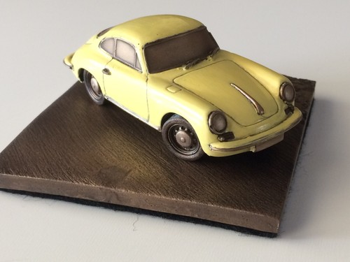 Porsche 356 yellow patina - porsche,