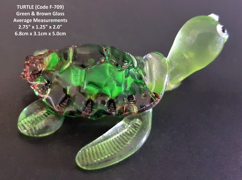 Blown glass turtle - blown,