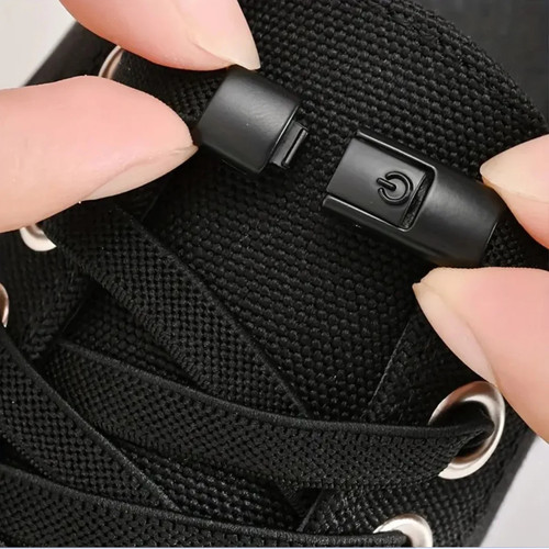 Tie elastic shoe laces - shoe,