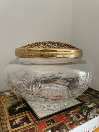 Vintage glass flower display - glass,