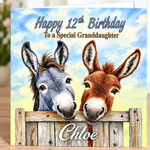 Personalised birthday card - personalised,