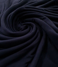 3 Metres Black Viscose
