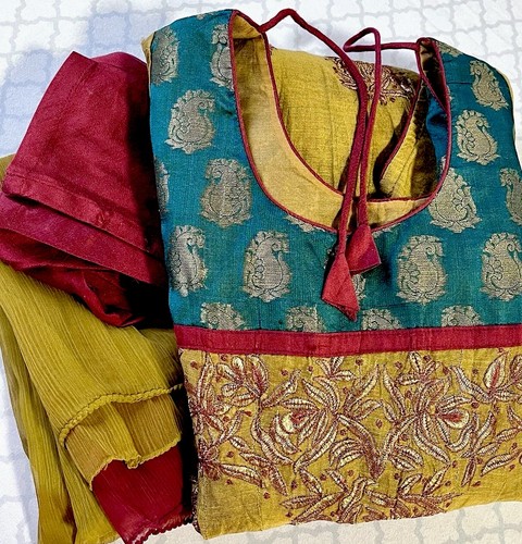 Piece churidar set - 3,