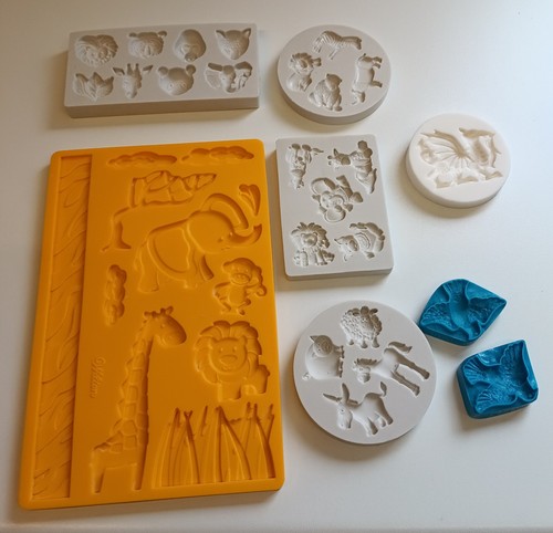 Assorted animal moulds for