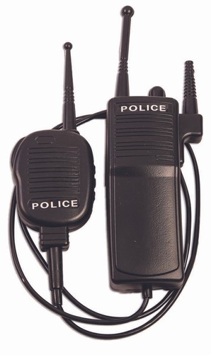 Police walkie talkie costume - walkie,