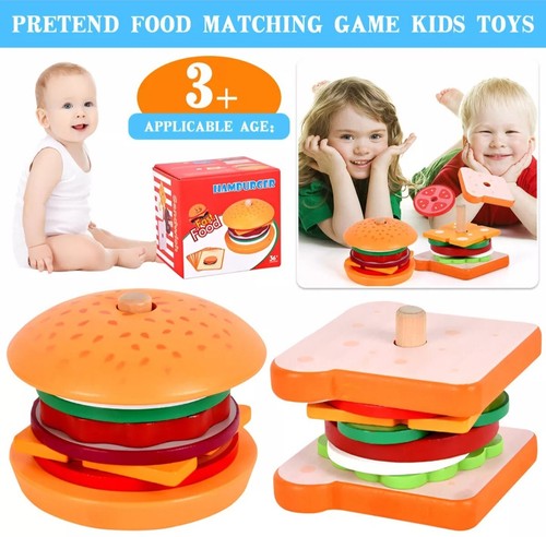 Fast food stacking toys - food,