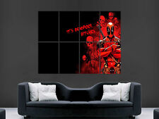 DEADPOOL MARVEL TV FILM MOVIE  COMIC WALL POSTER ART PICTURE PRINT LARGE  HUGE