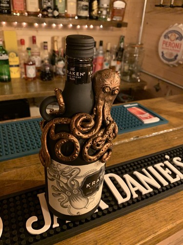 Kraken bottle rum - bottle,