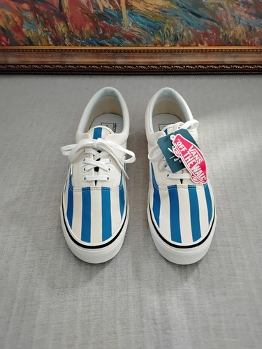 Vans blue and - and, sand