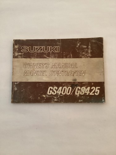 Suzuki gs400 gs425 owners - suzuki,