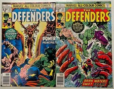 Defenders Marvel Comics 2 Bronze Age Key Issues 53 54 High Grade FN 1st Lunatik