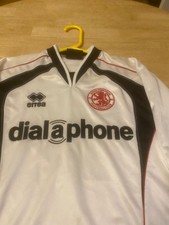 RARE Vintage Middlesbrough FC Dialaphone Goalkeeper home Shirt 2002/04 XS YOUTHS